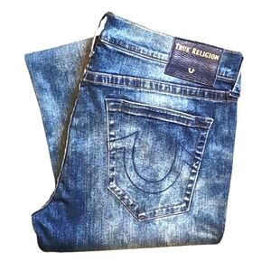 💥True Religion Rocco Relaxed Skinny Jeans. Men's Size: Waist 38x34 Inseam.